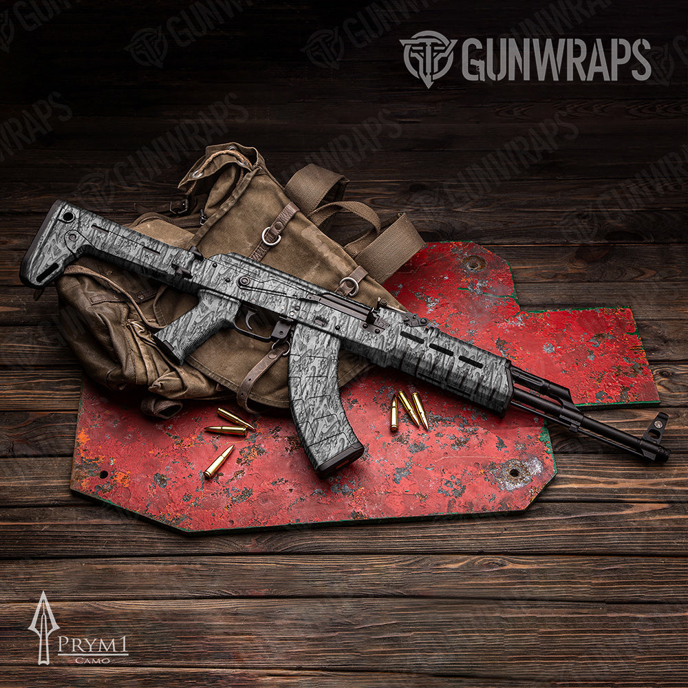 AK-47 Prym1 Timber Hole Prym1 Timber Hole Snow Gun Skin Vinyl Wrap