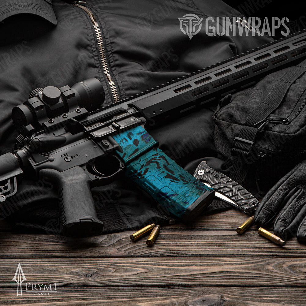 AR-15 Mag Prym1 Camo Abyss Gun Skin Vinyl Wrap