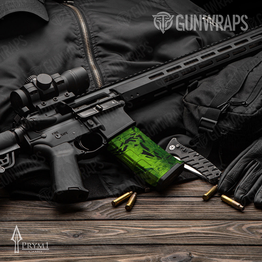 AR-15 Mag Prym1 Camo Amped Gun Skin Vinyl Wrap
