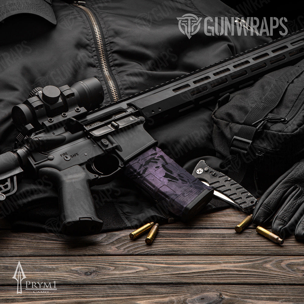 AR-15 Mag Prym1 Camo Bay Gun Skin Vinyl Wrap