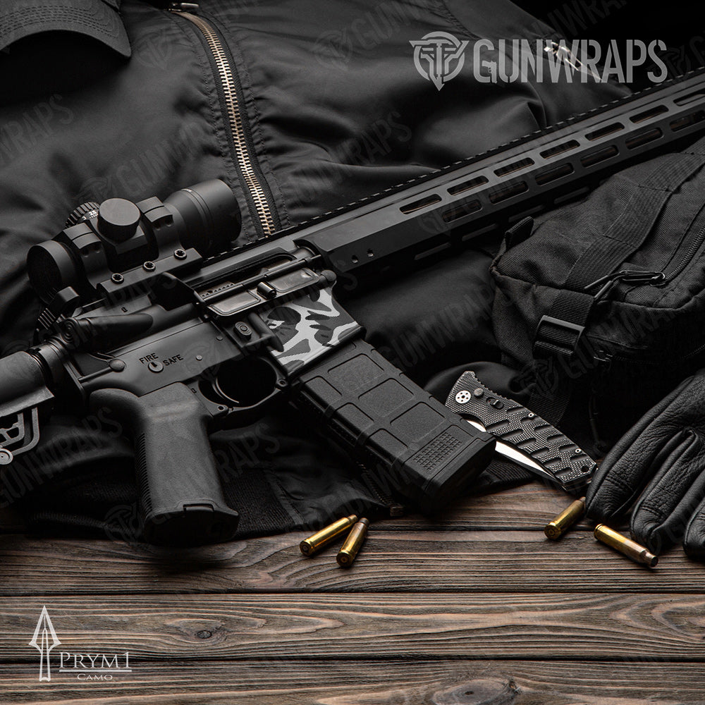 AR-15 Mag Prym1 OS Black Gun Skin Vinyl Wrap