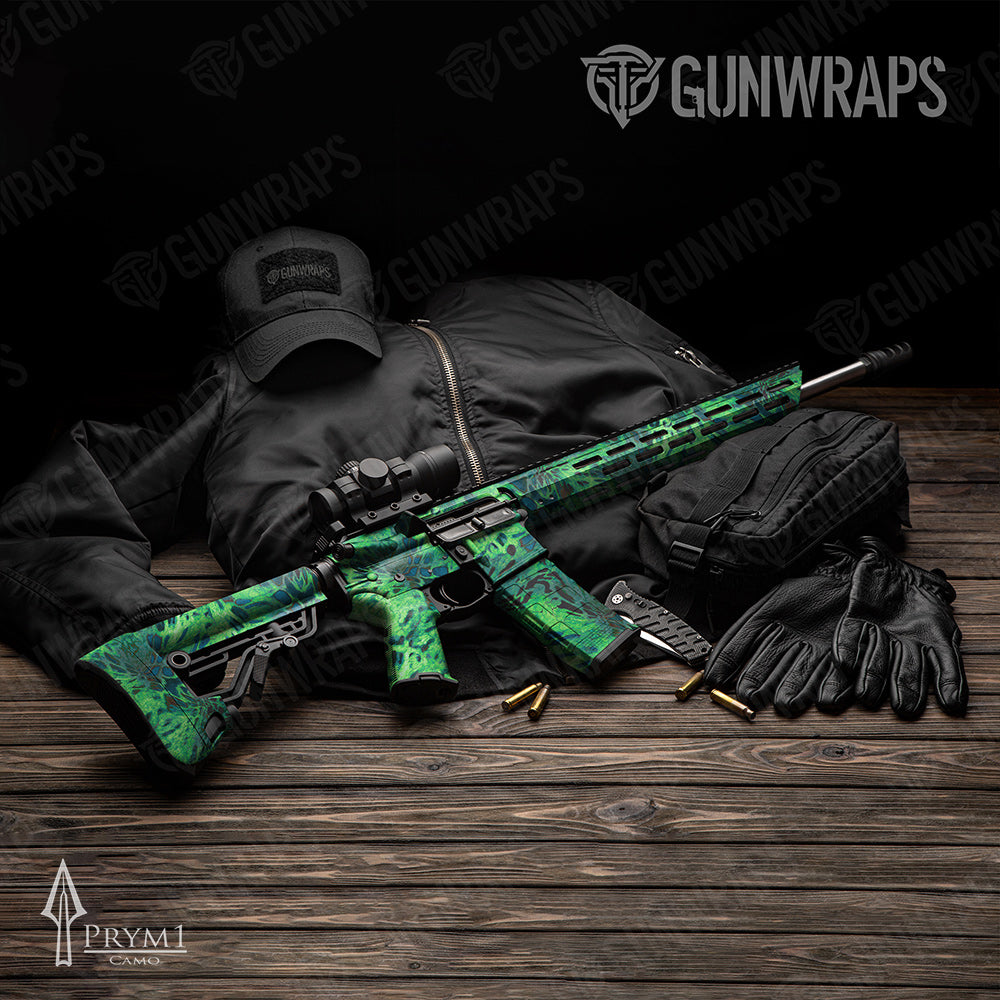 AR-15 Prym1 Camo Dorado Gun Skin Vinyl Wrap