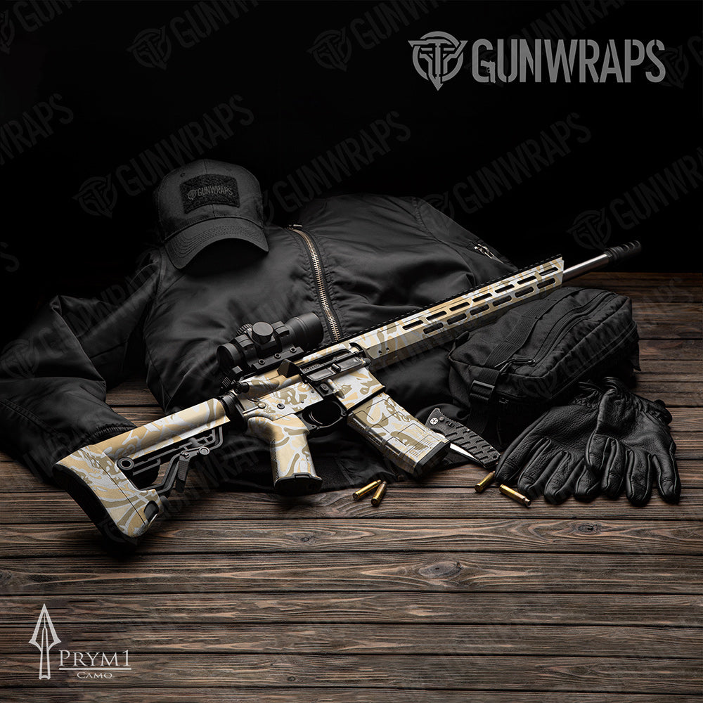AR-15 Prym1 OS Peach Gun Skin Vinyl Wrap
