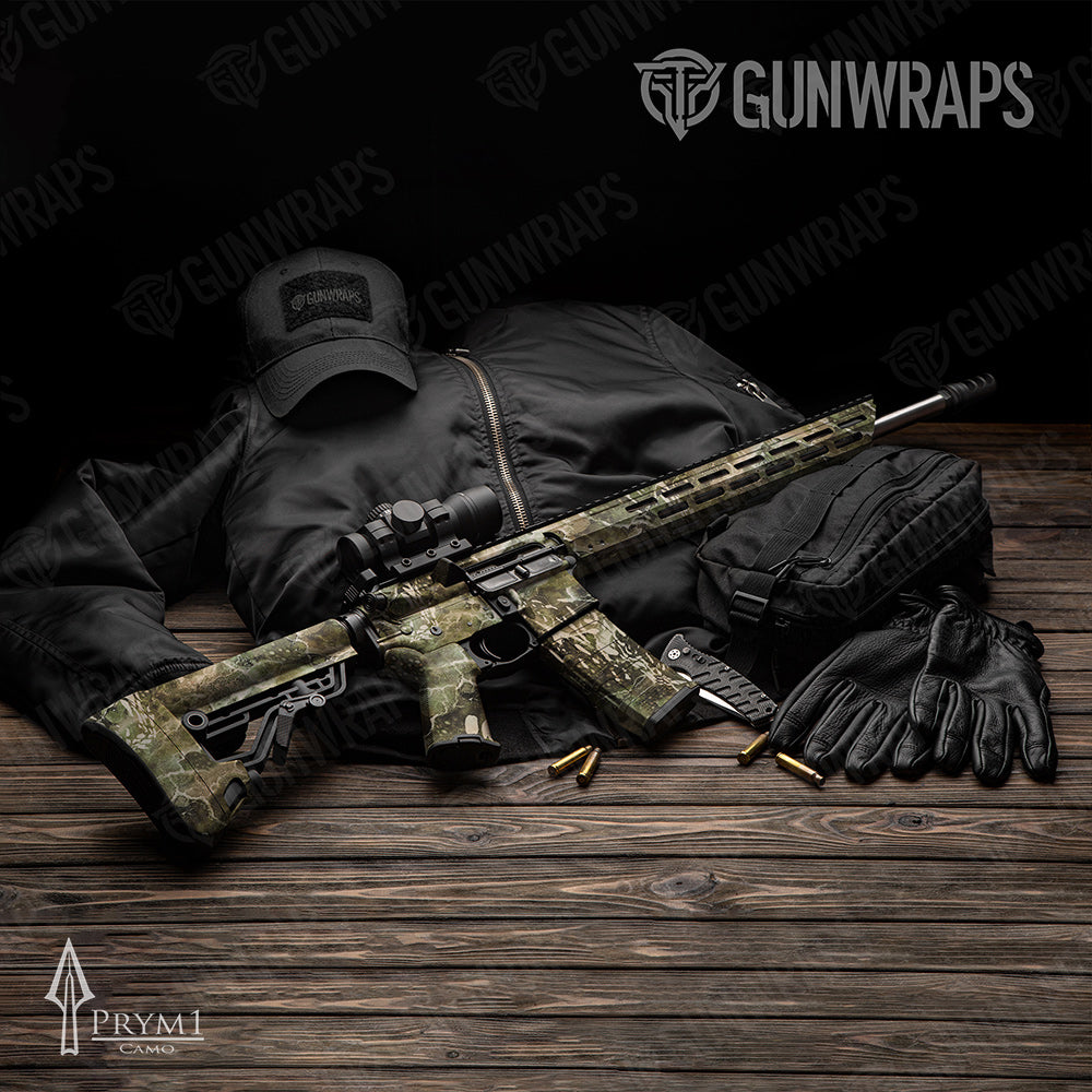 AR-15 Prym1 Stream Terrain Gun Skin Vinyl Wrap