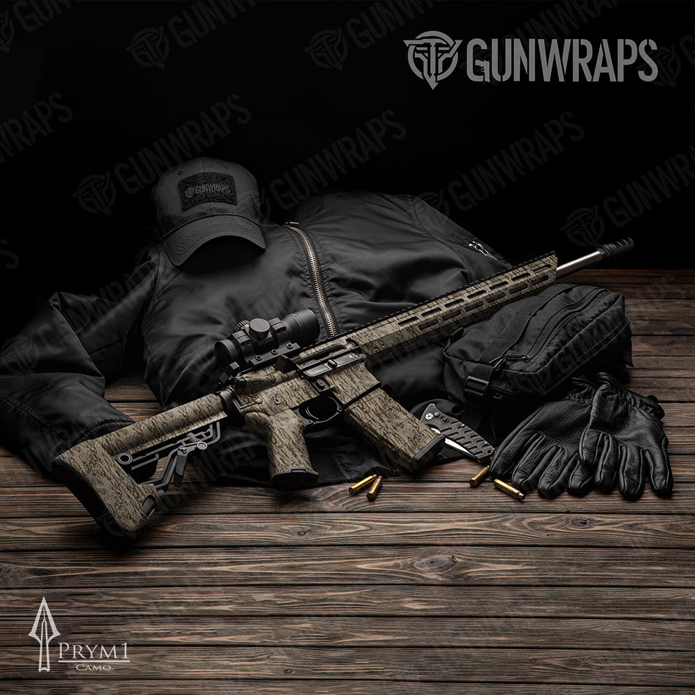 AR-15 Prym1 Timber Hole Prym1 Timber Hole Neutral Gun Skin Vinyl Wrap