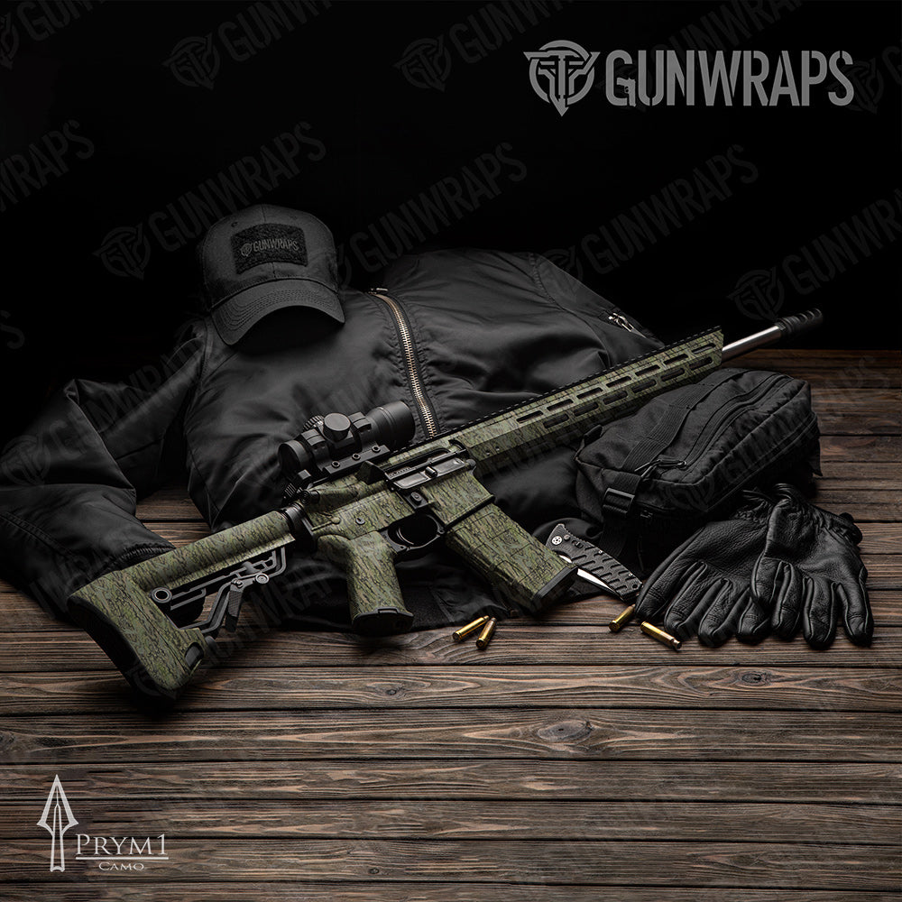 AR-15 Prym1 Timber Hole Prym1 Timber Hole Spring Gun Skin Vinyl Wrap
