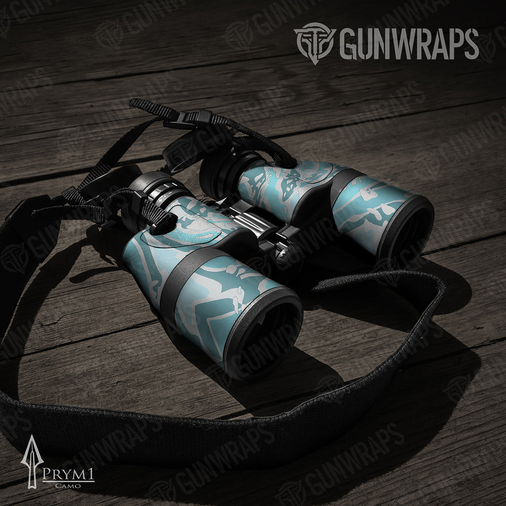 Binocular Prym1 OS Aqua Gun Skin Vinyl Wrap