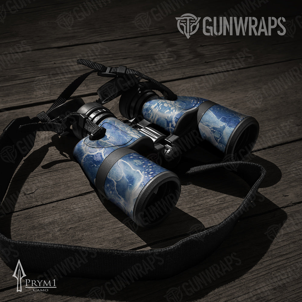 Binocular Prym1 Stream Inverted Blue Gun Skin Vinyl Wrap