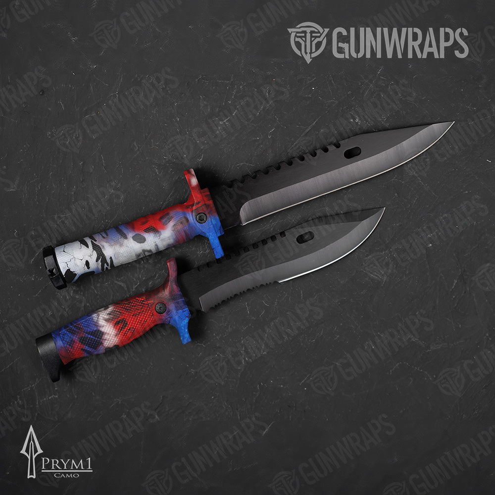 Knife Prym1 Camo Freedom Gun Skin Vinyl Wrap