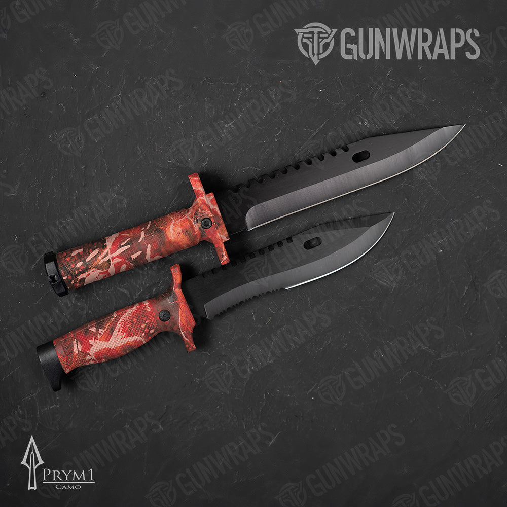 Knife Prym1 Stream Lava Gun Skin Vinyl Wrap