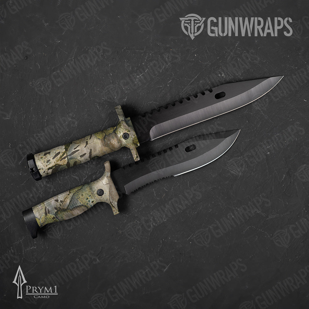 Knife Prym1 Stream Natural Gun Skin Vinyl Wrap