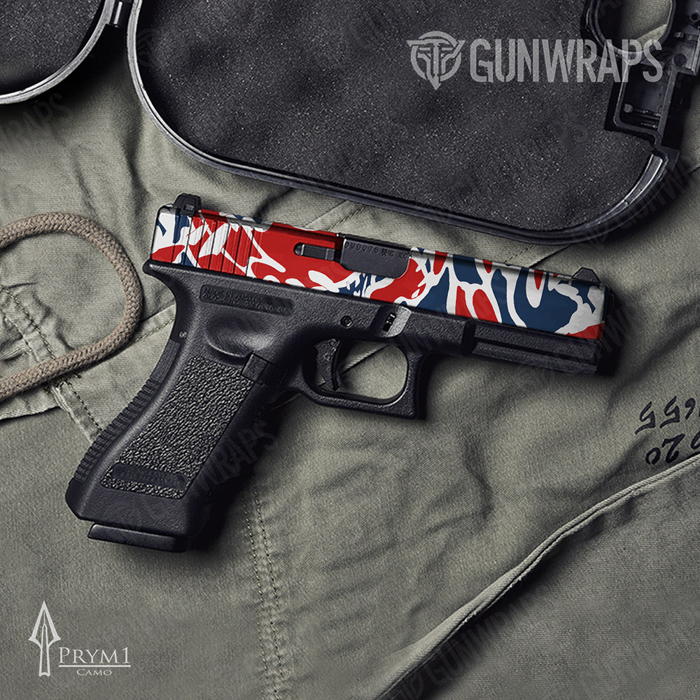 Pistol Slide Prym1 OS Patriot Gun Skin Vinyl Wrap