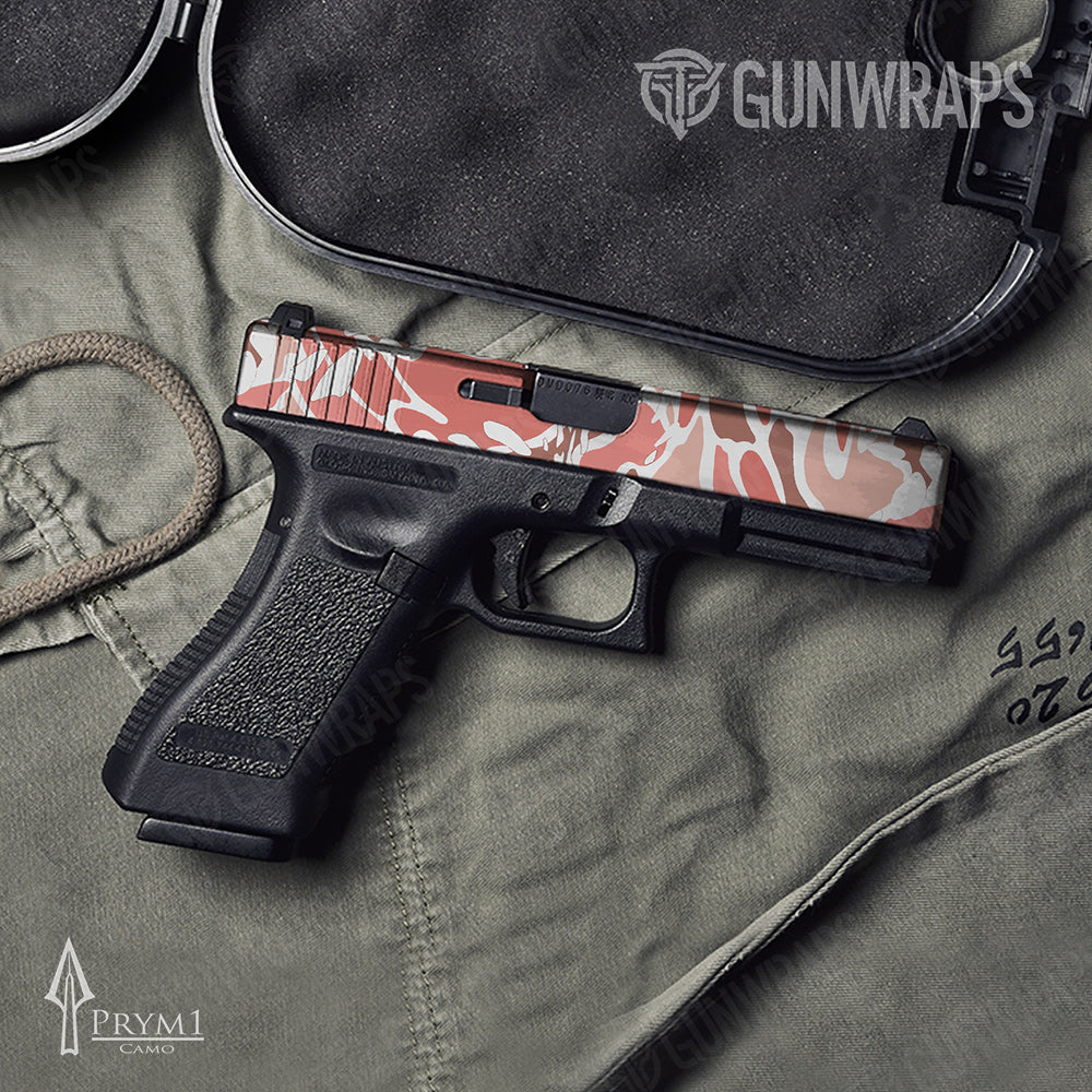Pistol Slide Prym1 OS Salmon Gun Skin Vinyl Wrap