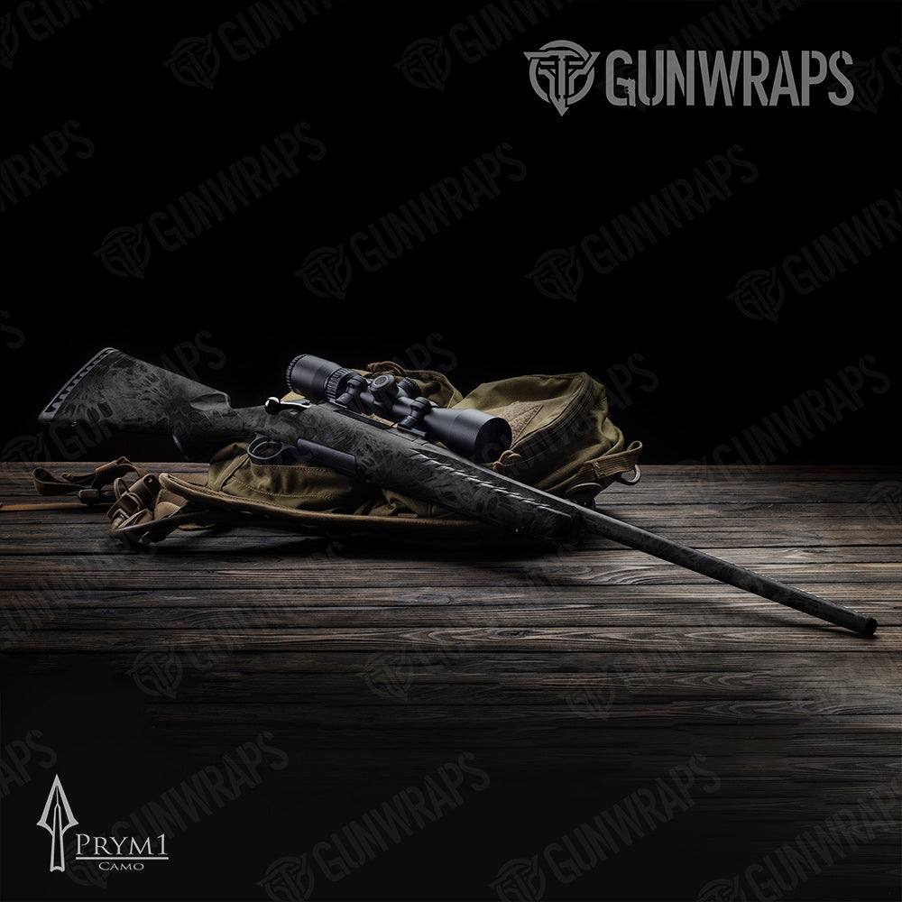 Rifle Prym1 Camo Black Out Gun Skin Vinyl Wrap