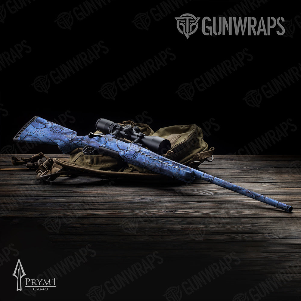 Rifle Prym1 Stream Blue Gun Skin Vinyl Wrap