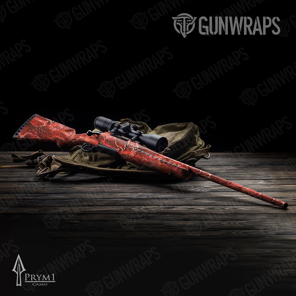 Rifle Prym1 Stream Lava Gun Skin Vinyl Wrap