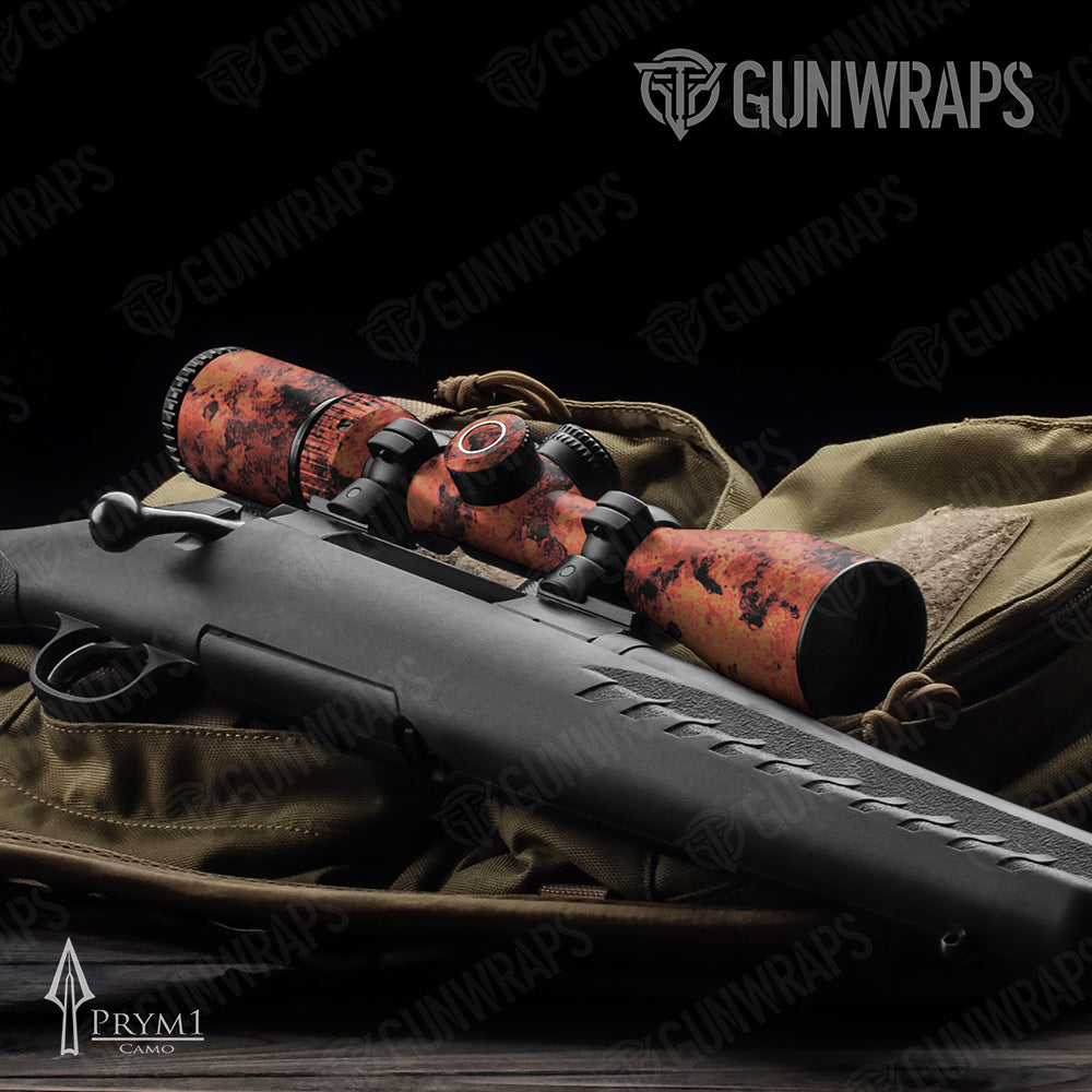Scope Prym1 Boulder Red Tea Gun Skin Vinyl Wrap