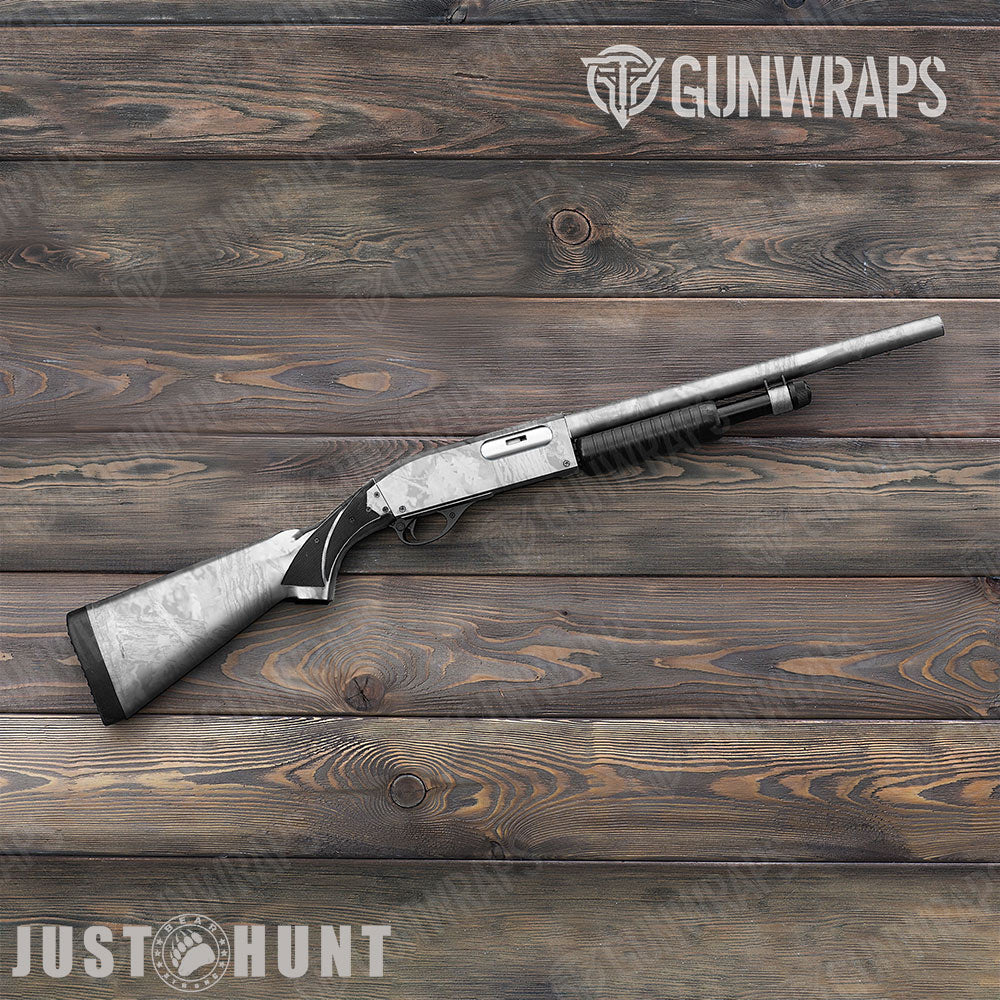 Just Hunt Deceptive Camo Whitened Gun Skin Vinyl Wrap