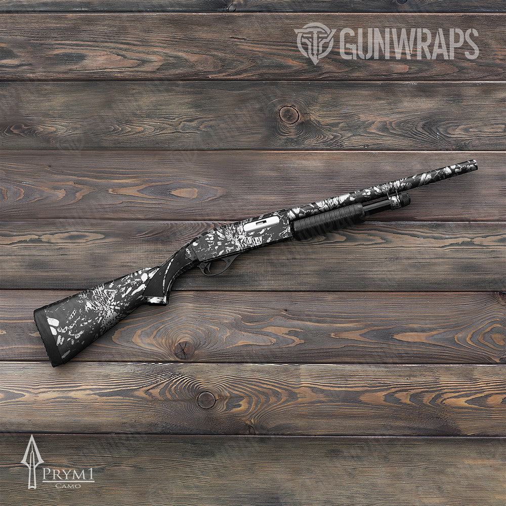 Shotgun Prym1 Camo Black Ice Gun Skin Vinyl Wrap