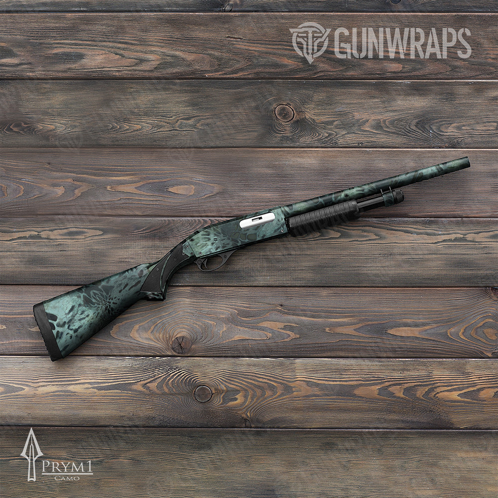 Shotgun Prym1 Camo Blue Haze Gun Skin Vinyl Wrap
