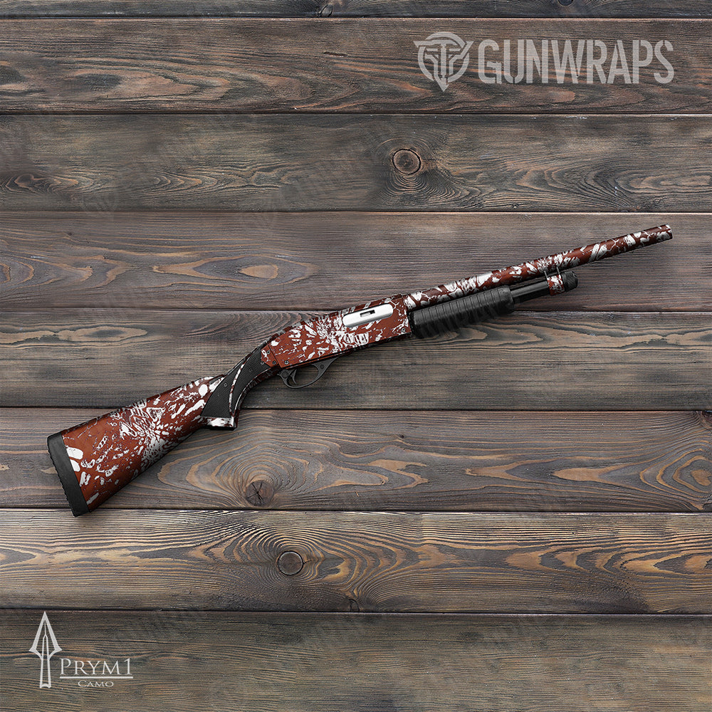 Shotgun Prym1 Camo Fire and Ice Gun Skin Vinyl Wrap
