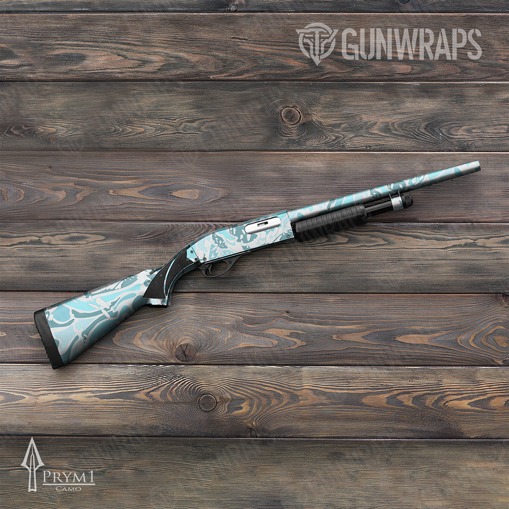 Shotgun Prym1 OS Aqua Gun Skin Vinyl Wrap