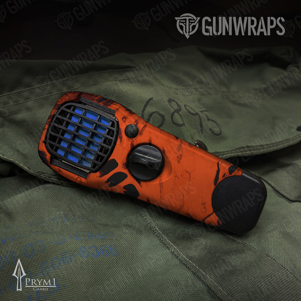 Thermacell Prym1 Camo Blaze Orange Gun Skin Vinyl Wrap