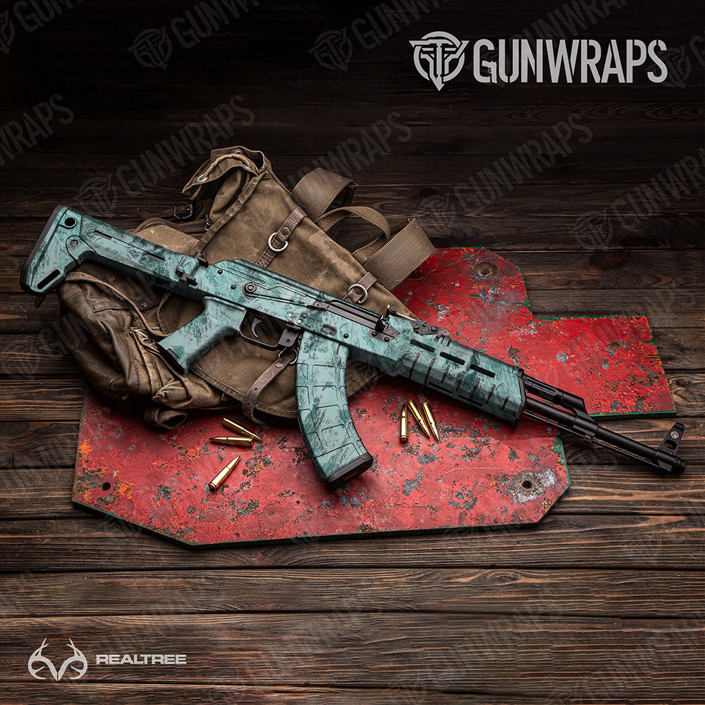 AK-47 Realtree Aspect Shallows Camo Gun Skin Vinyl Wrap