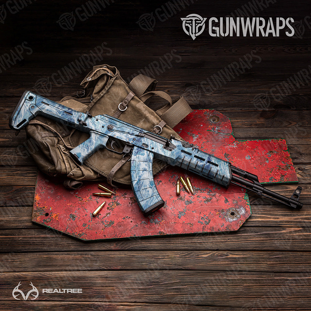 AK-47 Realtree Aspect Sky Camo Gun Skin Vinyl Wrap