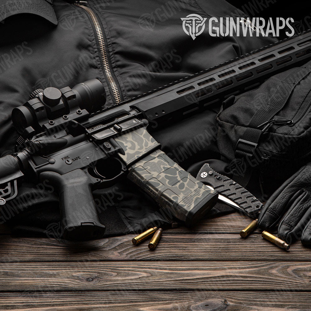 Old School Duck Army AR-15 Mag & Mag Well Gun Skin Vinyl Wrap