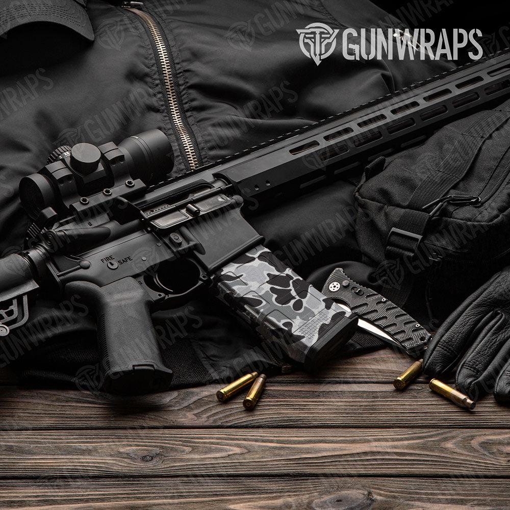 Old School Duck Urban Night AR-15 Mag Gun Skin Vinyl Wrap