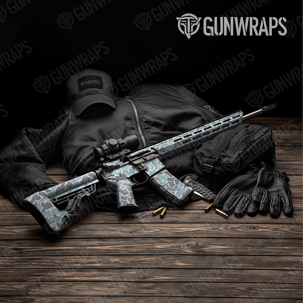 Old School Duck Overcast Gun Skin Vinyl Wrap