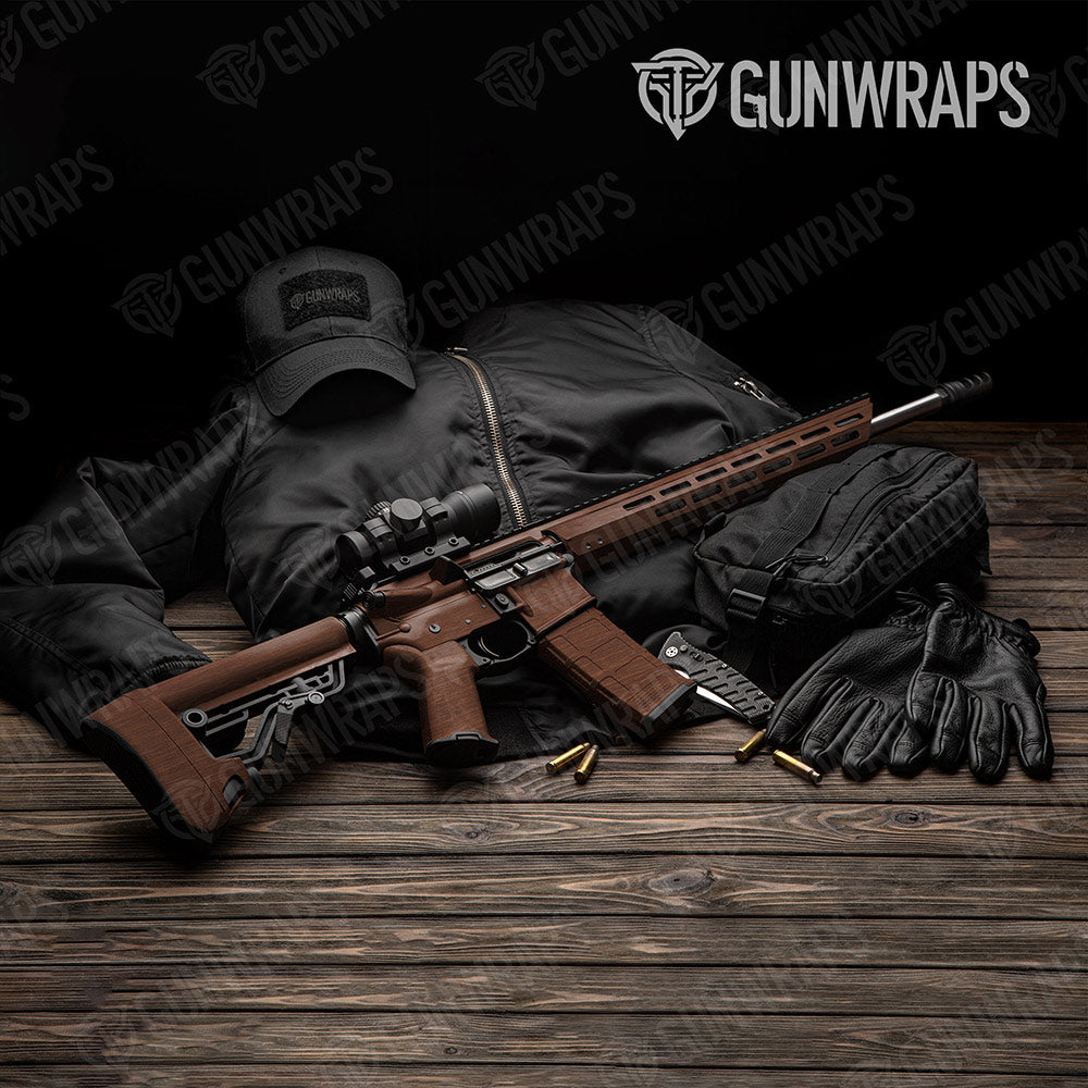 Woodgrain Bogota Gun Skin Vinyl Wrap
