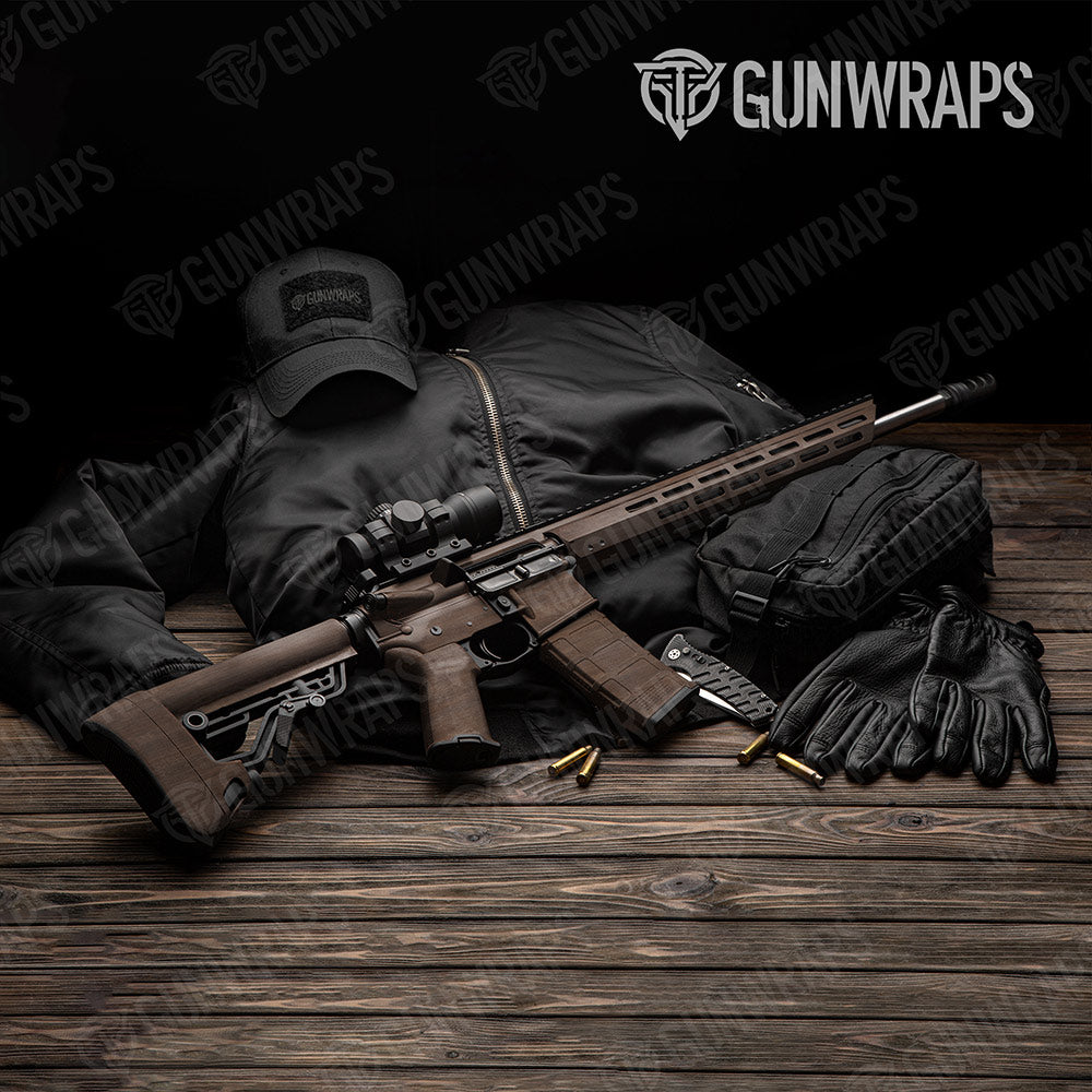 Woodgrain Recife Gun Skin Vinyl Wrap
