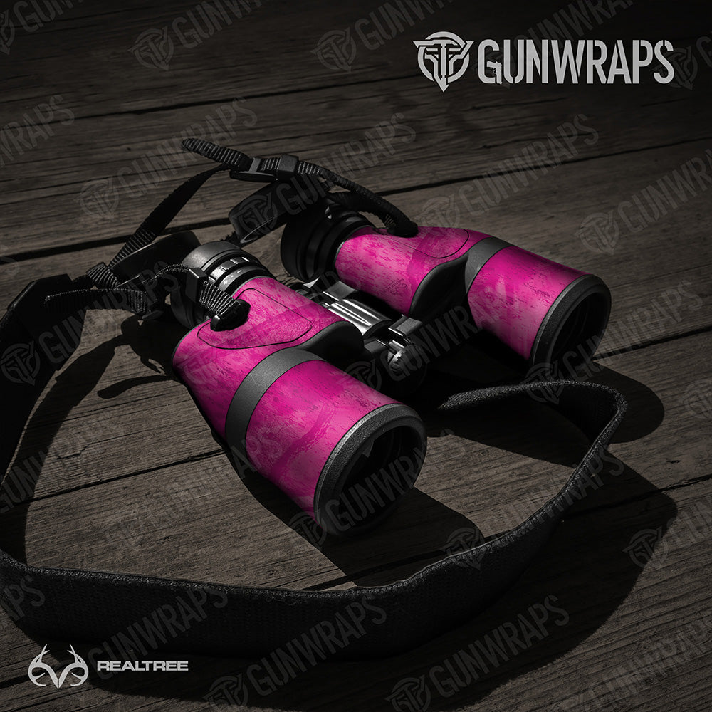 Binocular Realtree Fishing Magenta Camo Gear Skin Vinyl Wrap