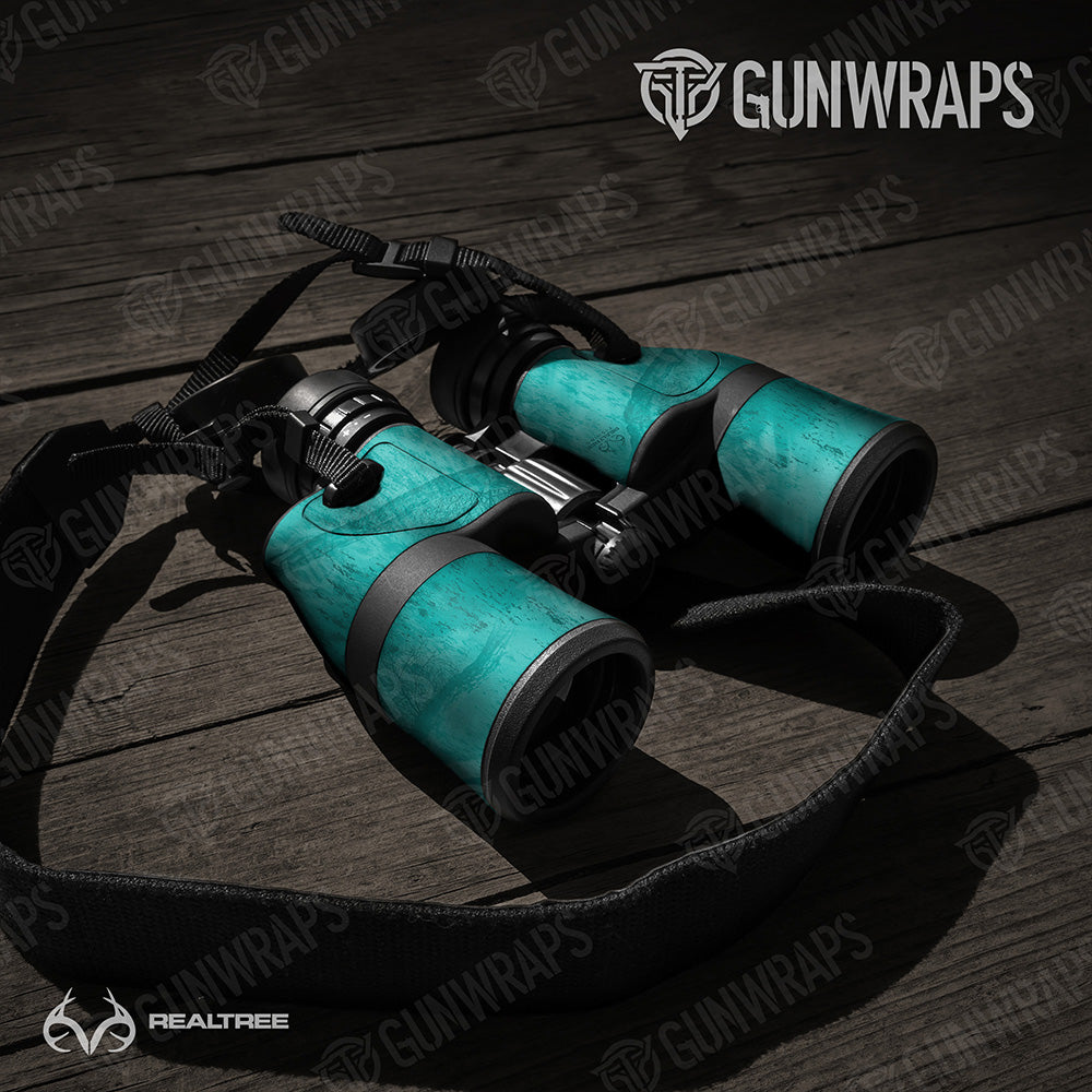 Binocular Realtree Fishing Tiffany Blue Camo Gear Skin Vinyl Wrap