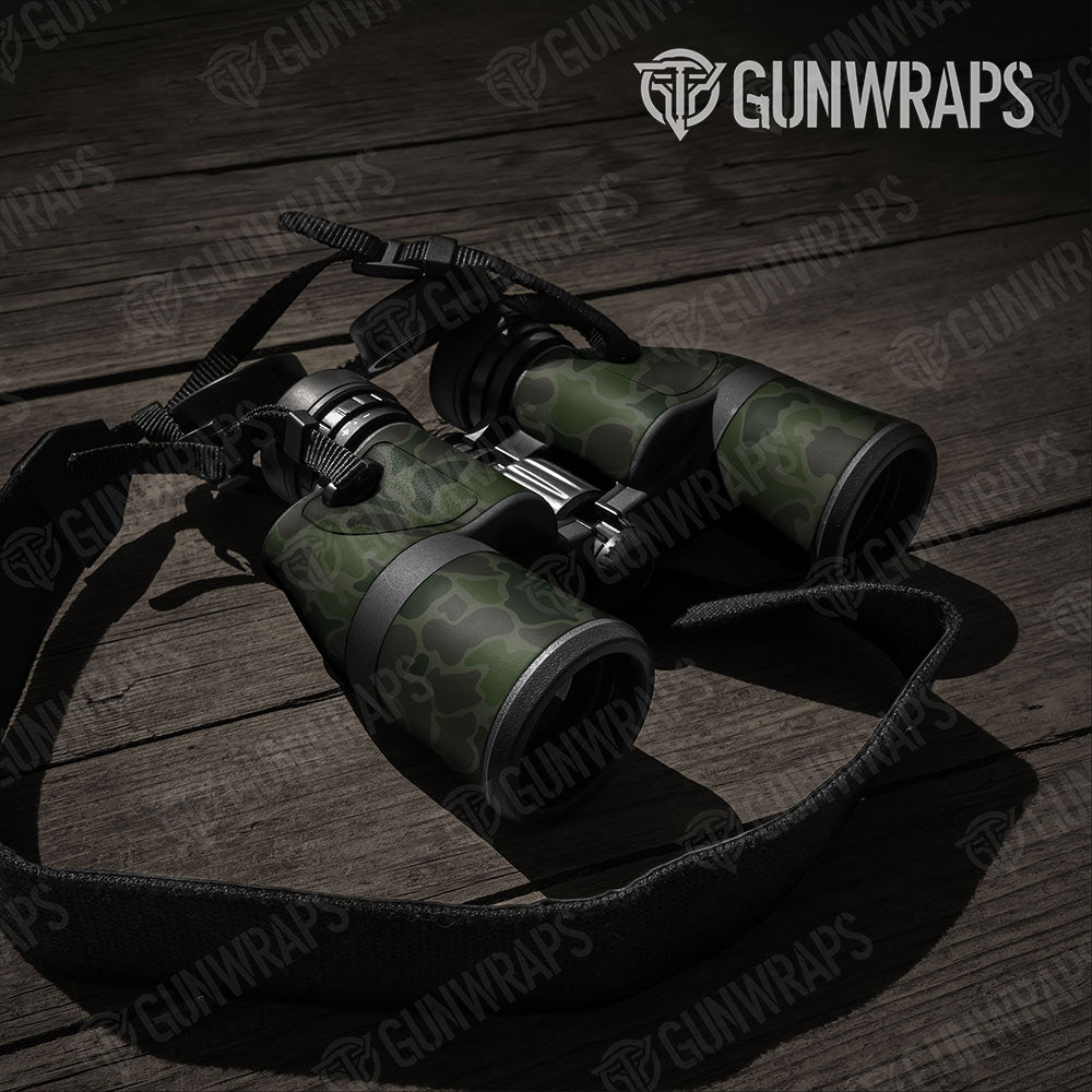 Old School Duck Army Dark Green Gun Skin Vinyl Wrap