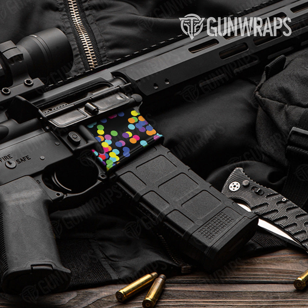 AR 15 Mag Well Eclipse Camo Multicolor Gun Skin Pattern