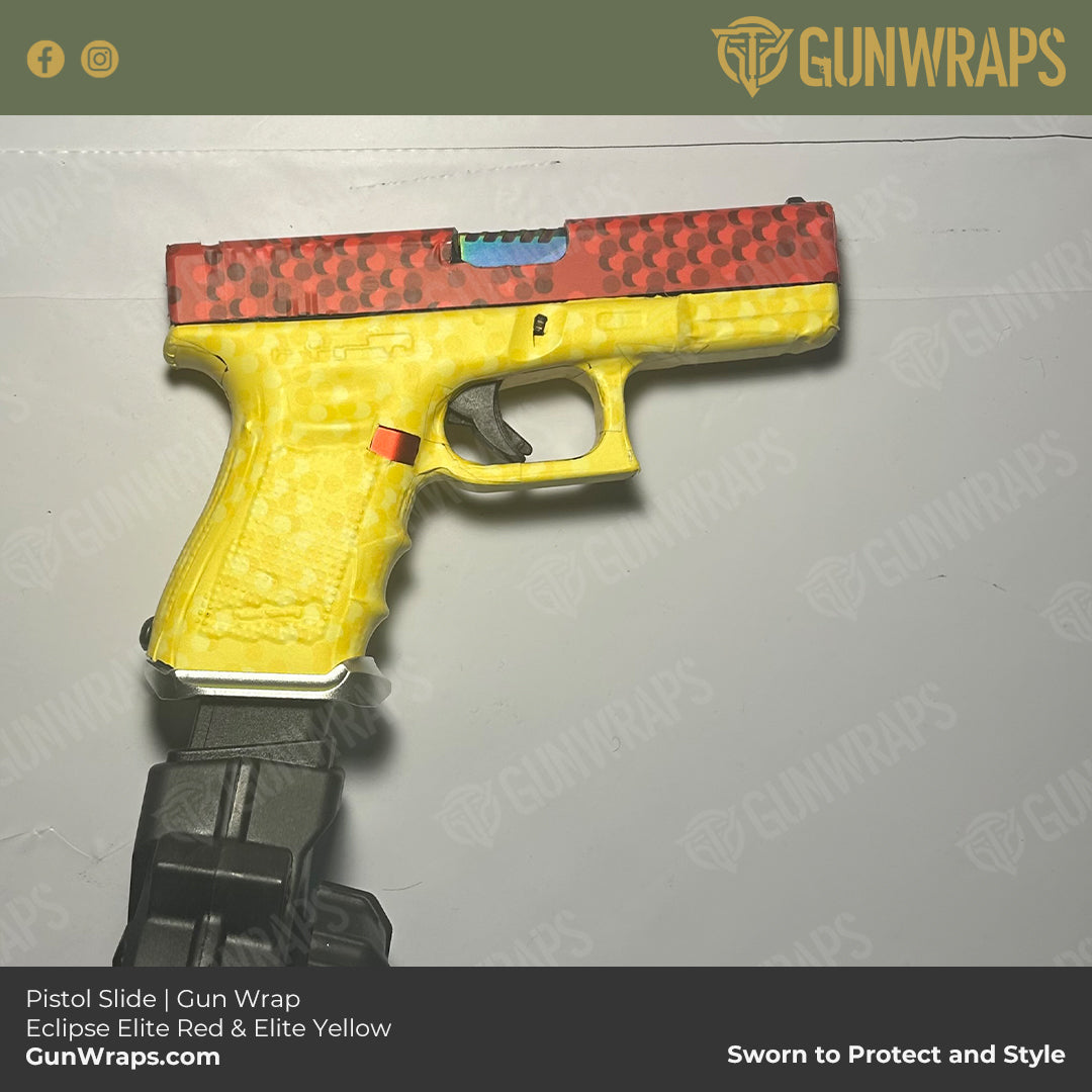 Pistol Slide Eclipse Camo Elite Red Gun Skin