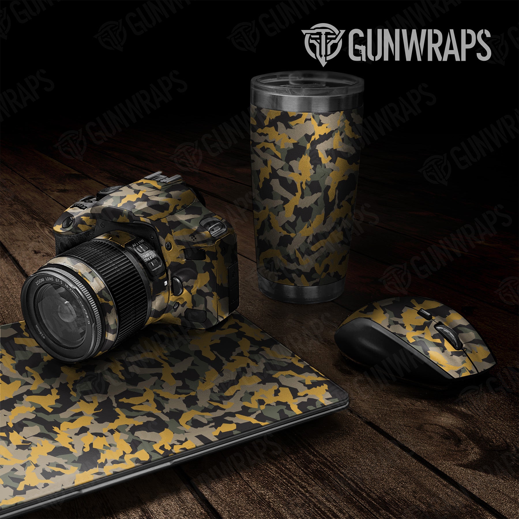 Erratic Militant Yellow Camo Universal Sheet