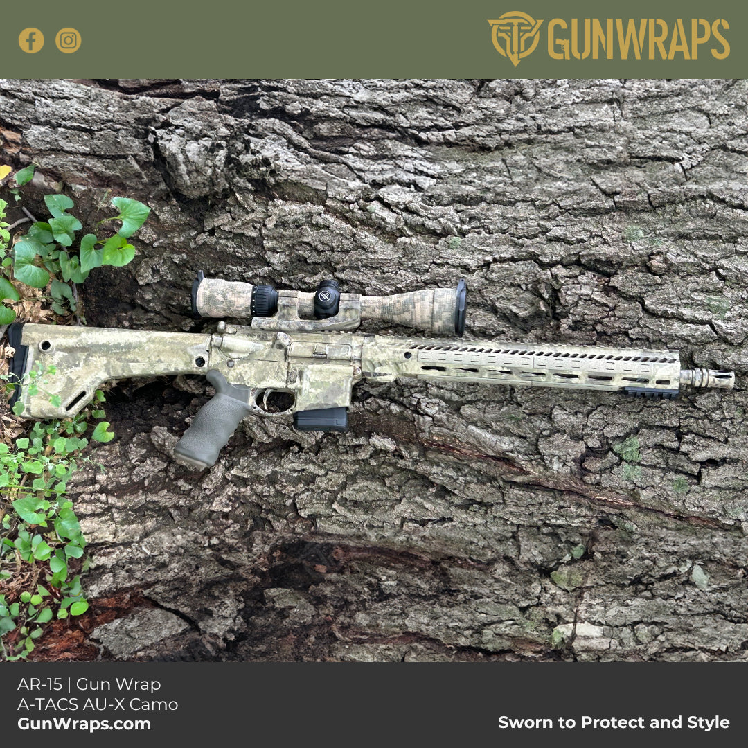 AR 15 in A-TACS Camo