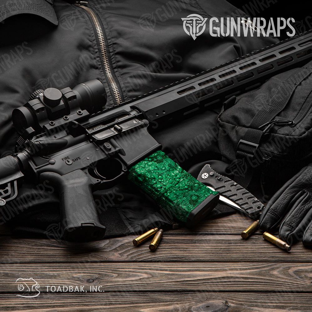 AR 15 Mag Toadaflage Green Camo Gun Skin Vinyl Wrap