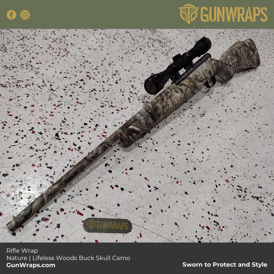 nature camo rifle wrap