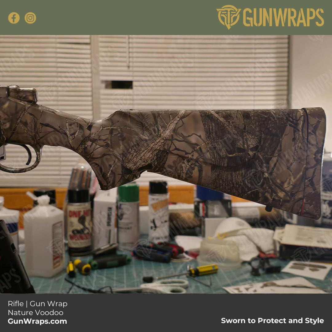 voodoo nature camo hunting rifle wrap