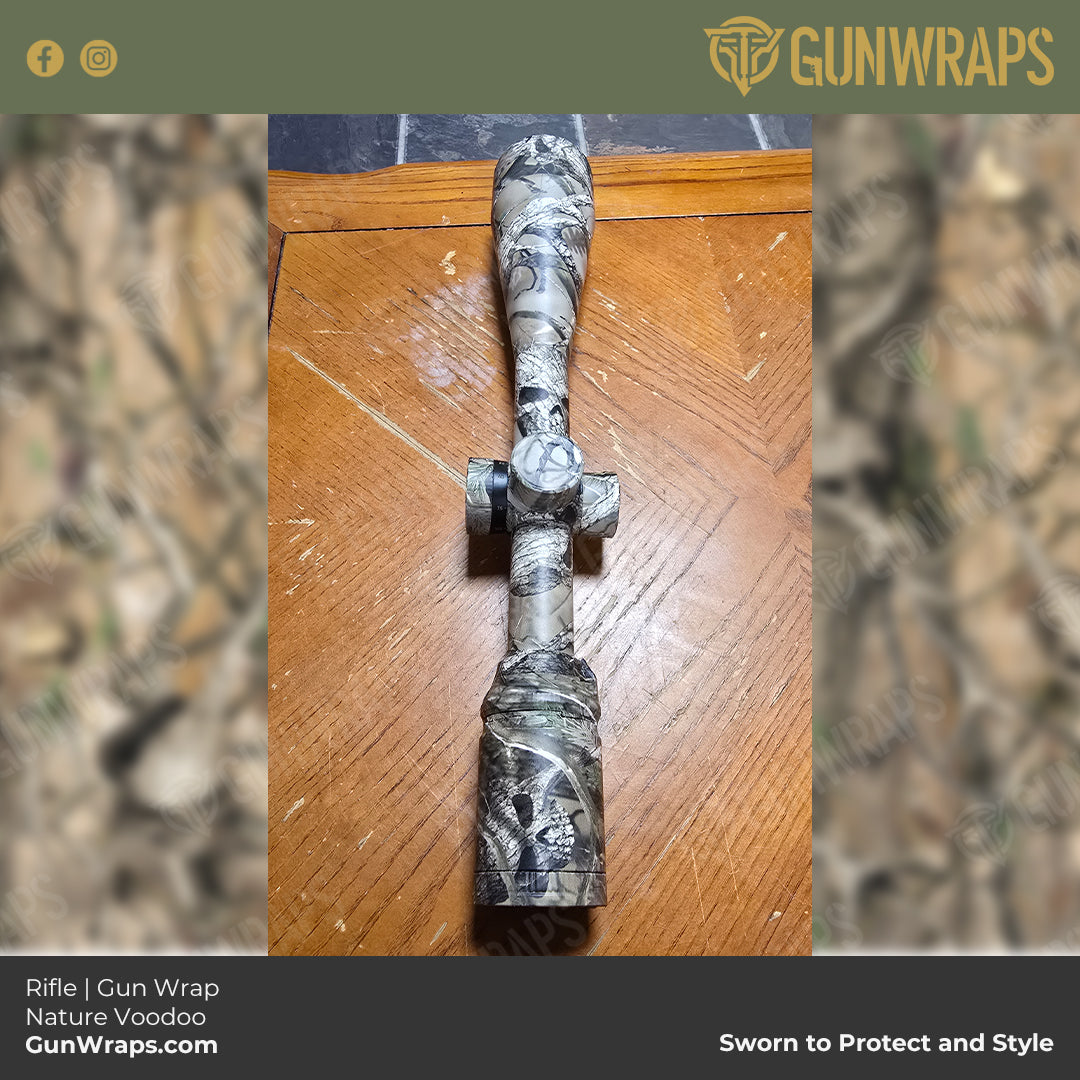 hunting scope camo wrap
