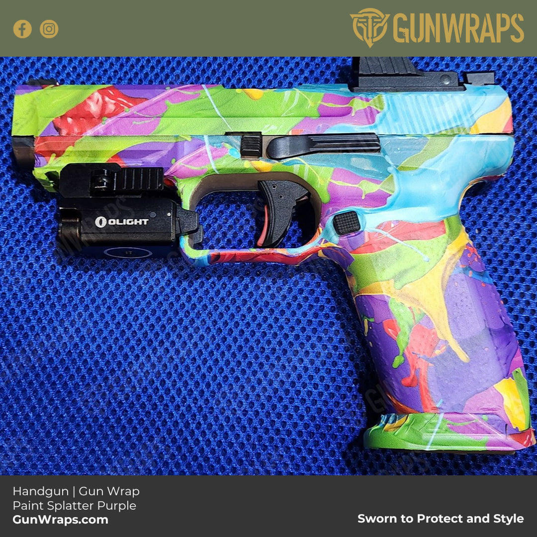 Paint Splatter Handgun skin