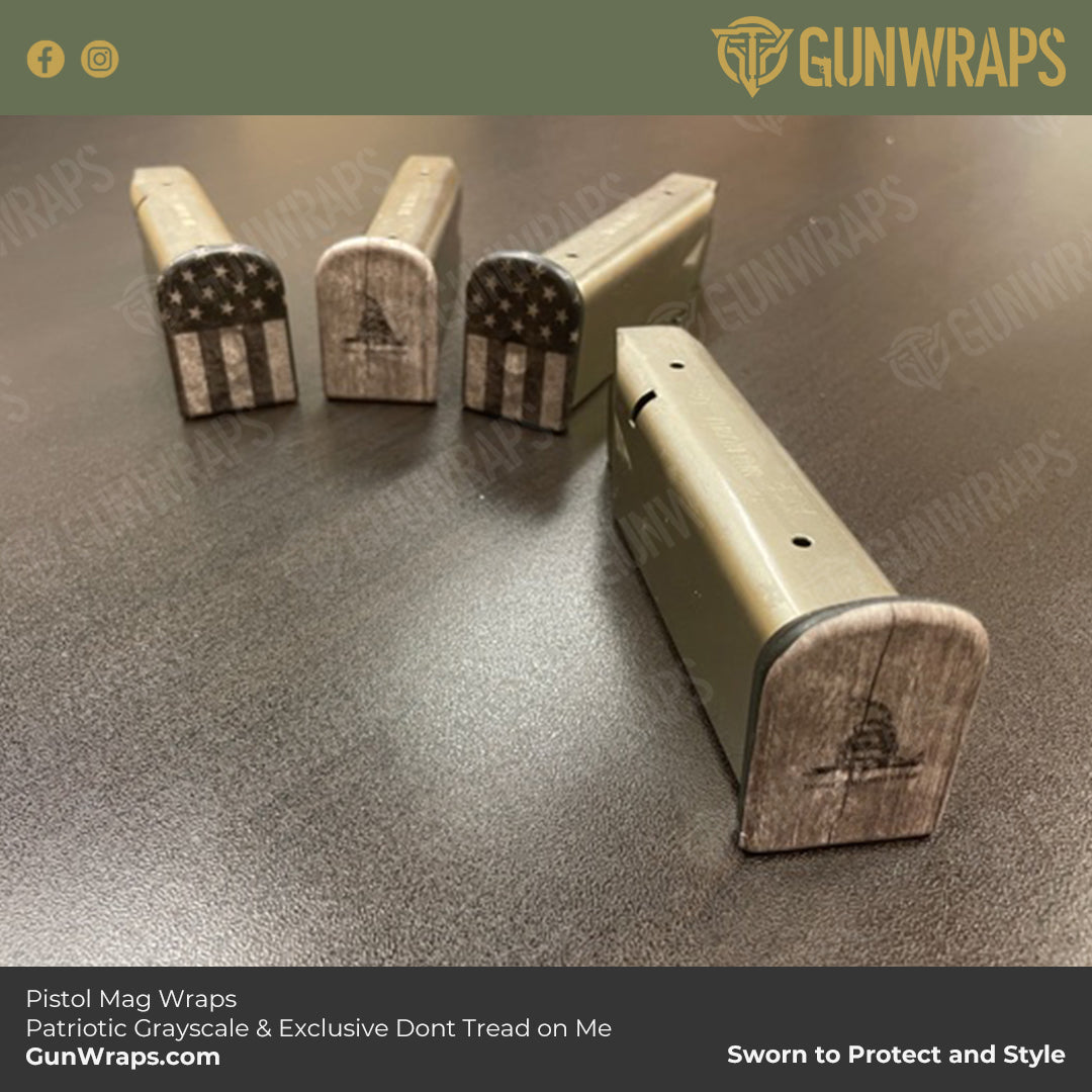 dont tread on me pistol mag skins