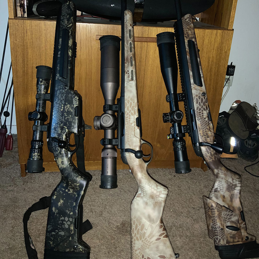 Group of GunWraps Rifles