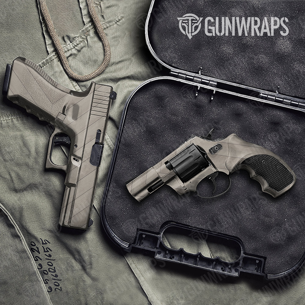 Woodgrain Geneve Gun Skin Vinyl Wrap