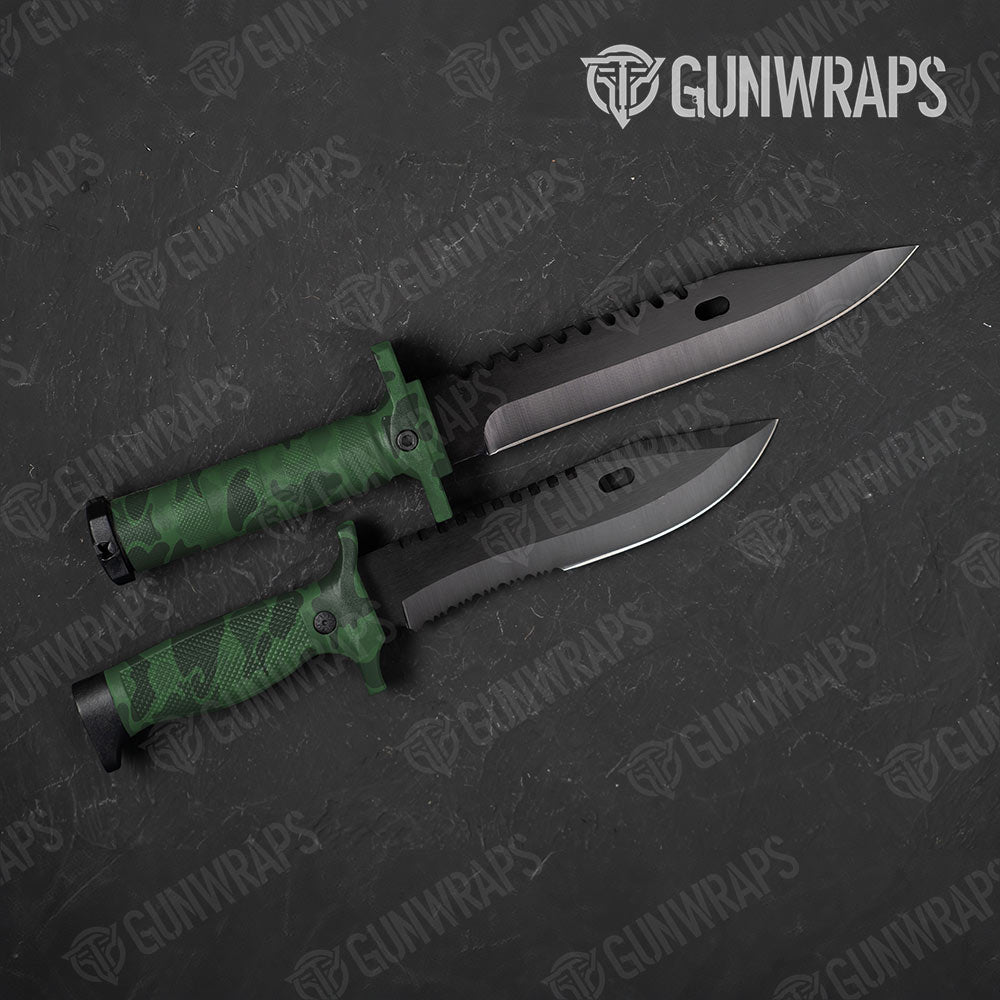 Old School Duck Elite Green Gun Skin Vinyl Wrap